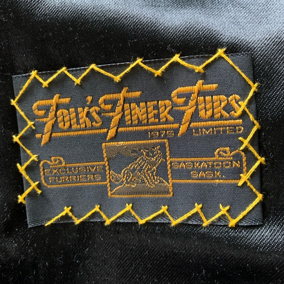 Studio Guy Laroche brown leather coat with mink collar - Picture 10 of 17